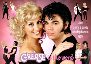 Joanna and Steve as Grease