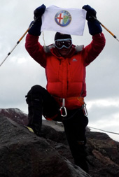 Penny Mallory climbed the North Face of Mount Elbrus Summer 2010