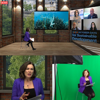 Tanya Beckett in Virtual Conference at PA Towers Studio