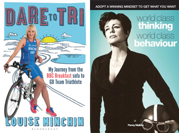 Front Covers of Dare to Tri and World Class Thinking